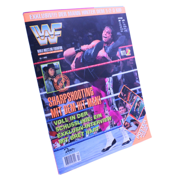 WWF Magazin Nr. 10 (1995) | Dino Verlag | King Mabel, Bret Hart, 1-2-3 Kid & In Your House Ergebnisse
